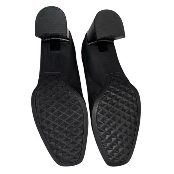 Aerosoles Casta Mid Heel Pump MSRP $89 Black Stretch Fabric Women's Size 9 - Picture 5 of 6